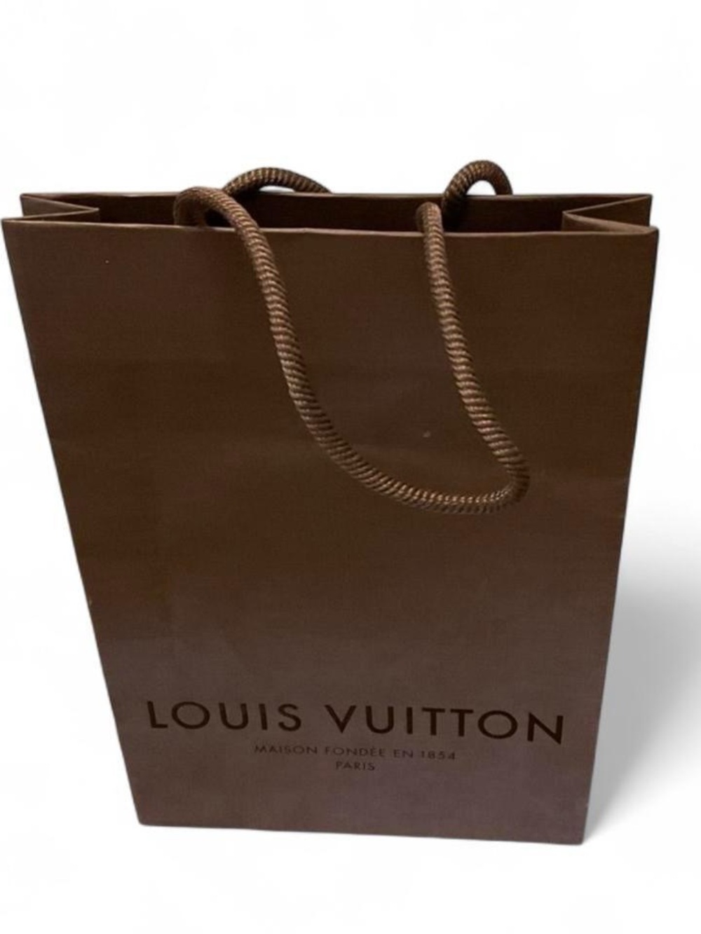 Louis Vuitton Brown Gift Shopping Bag